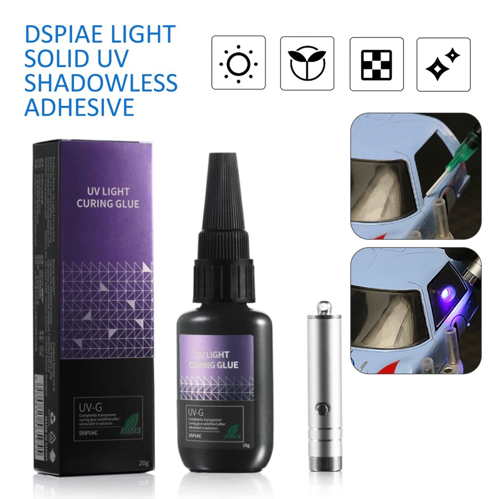 Metallic Spray Paint - DSPIAE الأشعة فوق البنفسجية علاج الغراء