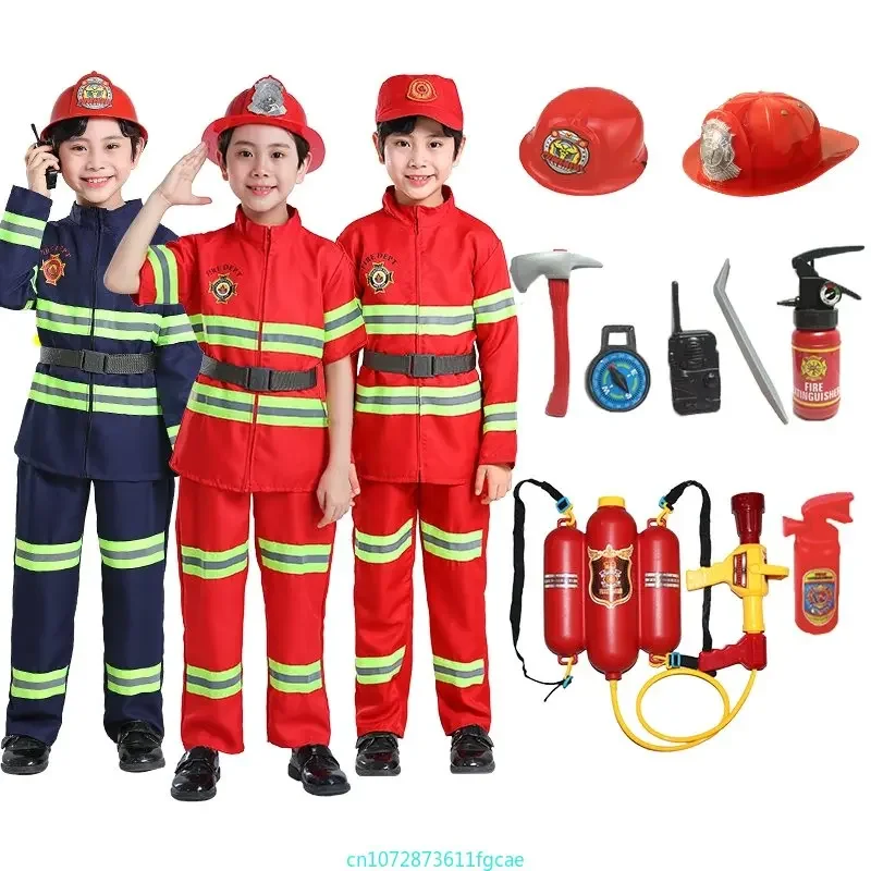 Cosplay Prop Works - الأطفال رجال الاطفاء موحدة سام اطفاء