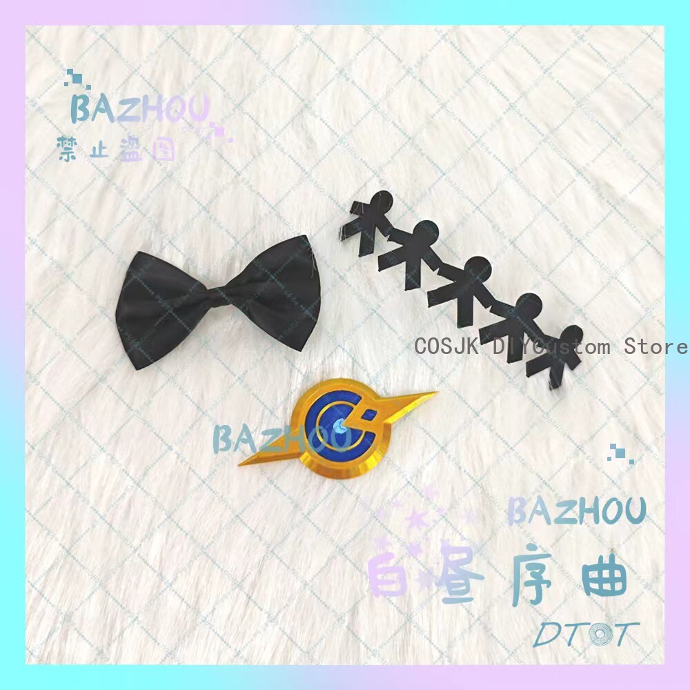 Cosplay Prop Bow - إكسسوار شعر على شكل قوس تارتاجليا