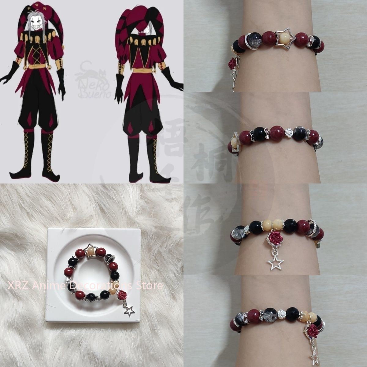 Anime Cosplay Prop - أنيمي السيرك غريب سوار تأثيري لطيف