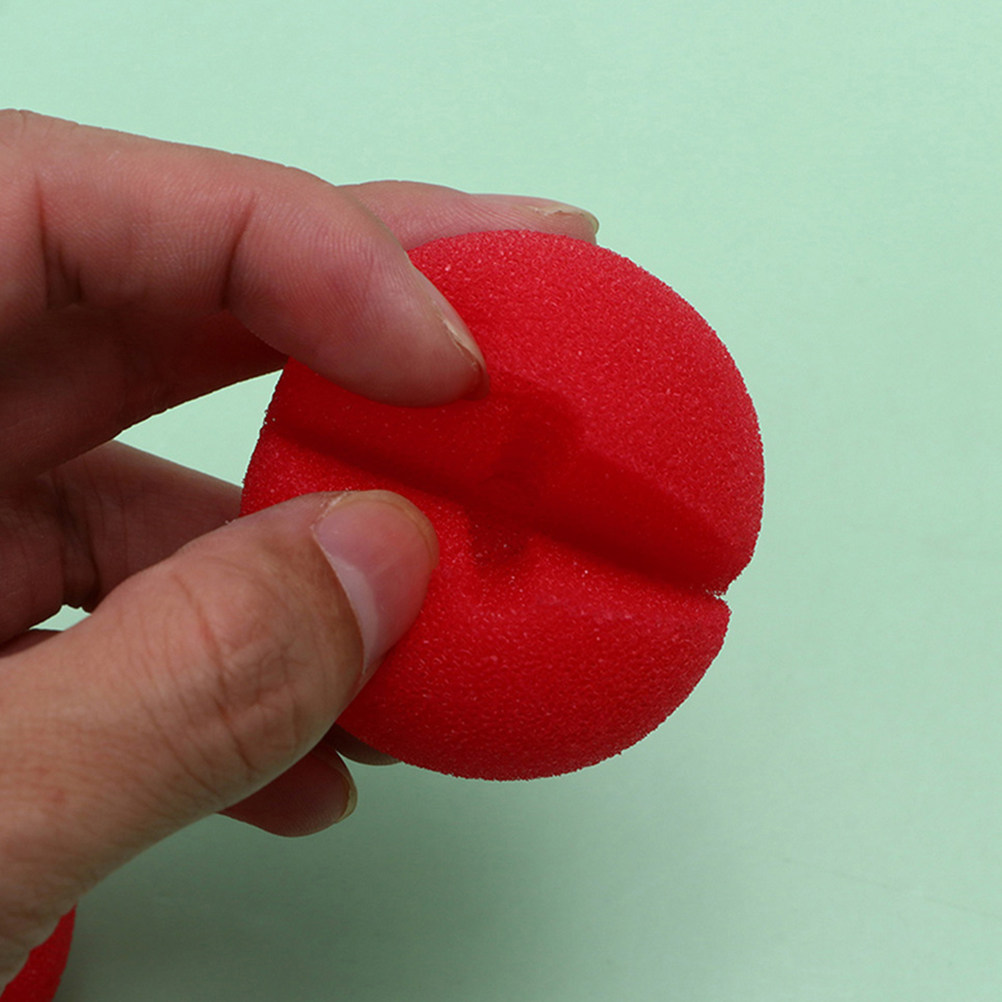 Cosplay Prop Foam - 30 قطعة من أنوف المهرج الحمراء