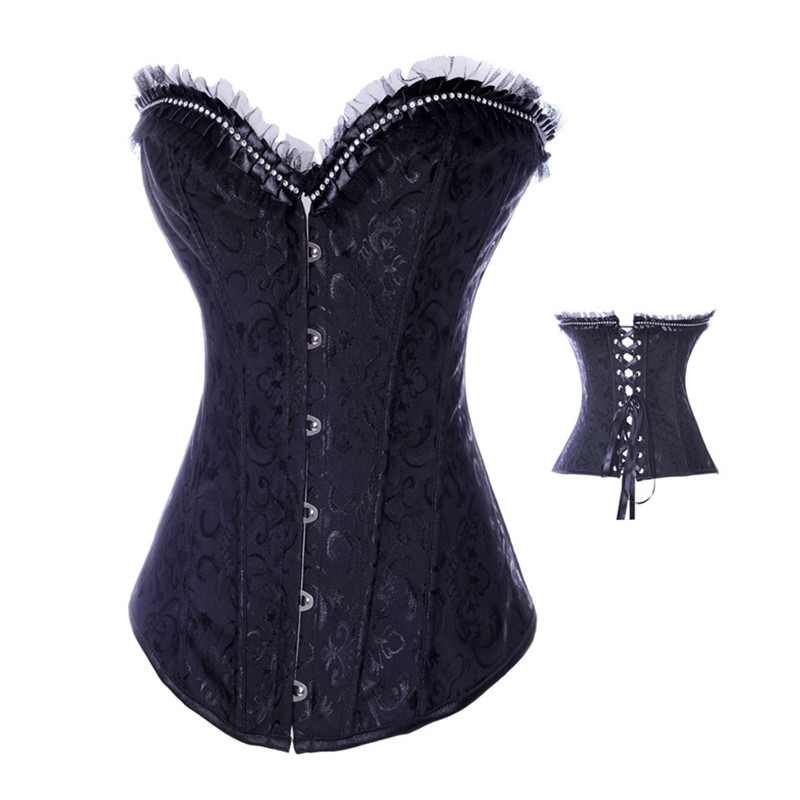 جديد حجر الراين مشد كامل الصلب - مراجعة Boning Corset Steel وسعره
