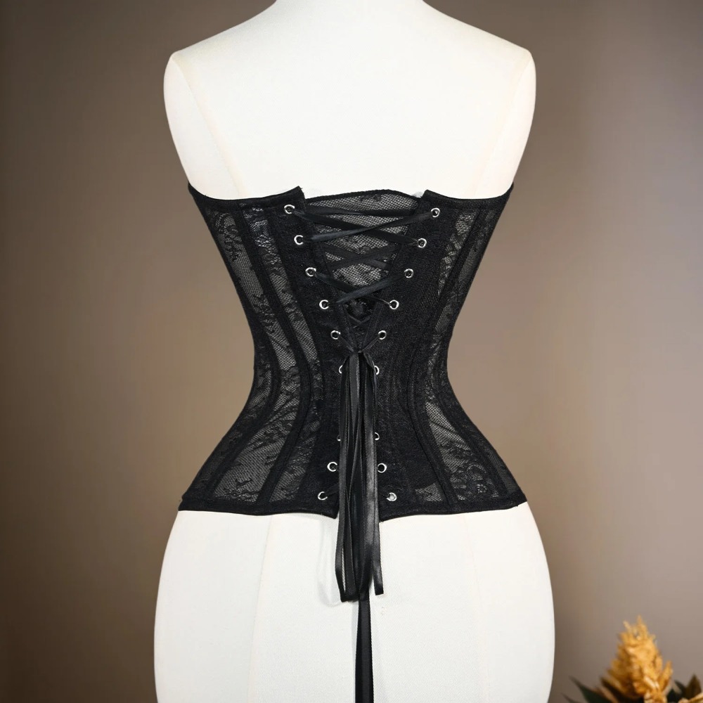المرأة شبكة مشد Busiter overال - مراجعة Boning Corset Steel وسعره
