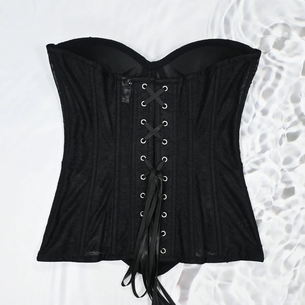 المرأة شبكة مشد Busiter overال - مراجعة Boning Corset Steel وسعره