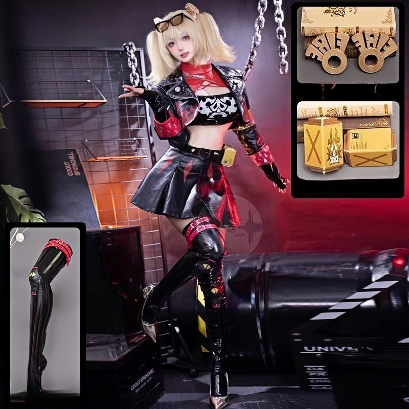 زي تنكري لشخصية بيرنيس وايتا م - مراجعة Burnice Cosplay Prop وسعره