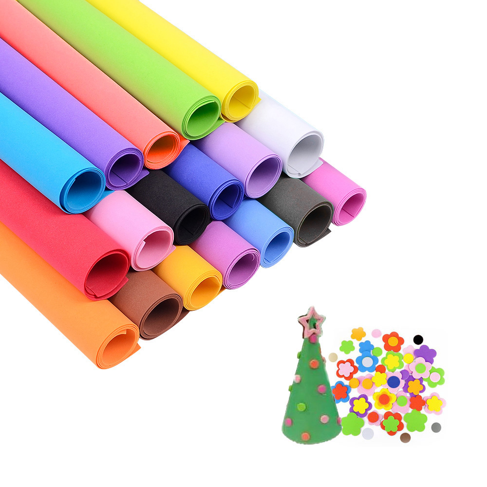 16 ألوان ملونة إيفا رغوة صفائح - مراجعة Cosplay Prop Foam وسعره
