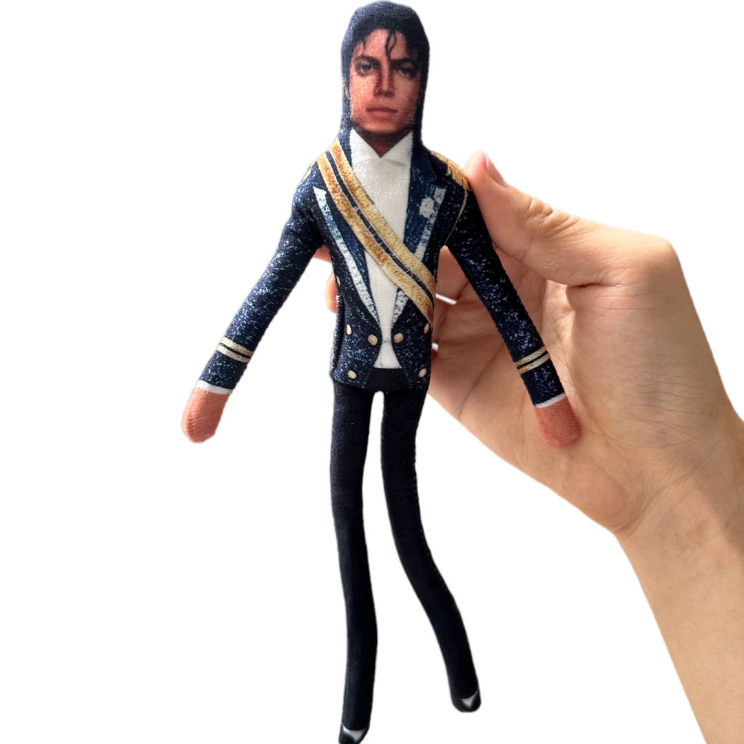 1-6 قطع دمية مايكل جاكسون للعب - مراجعة Cosplay Prop Making وسعره